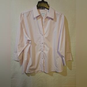 Fixycraft No Iron Light Pink Button-Up Shirt